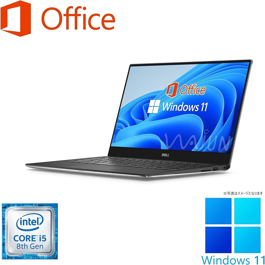 DELL ノートPC 9360/13.3型フルHD/Win 11 Pro/MS Office H&B 2019/Core